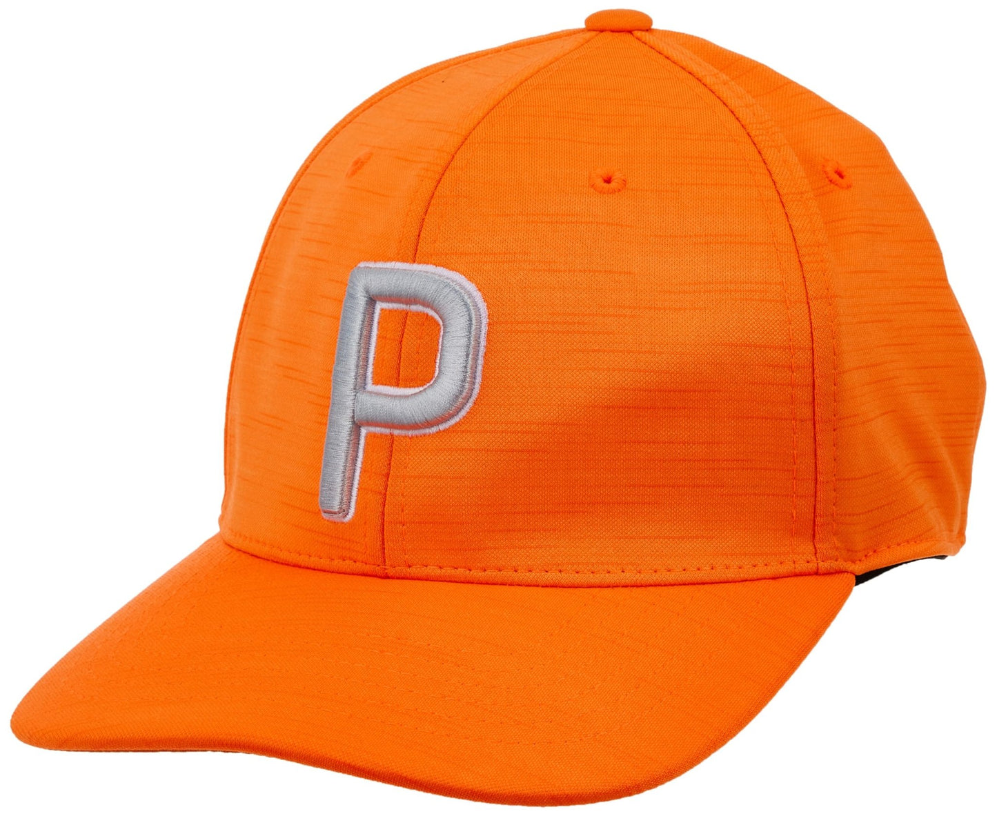 PUMA Golf Men's P Hat - One Size - Vibrant Orange
