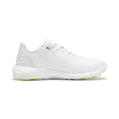 PUMA GOLF Men's Phantomcat Nitro Golf Shoes - 12.5 - Puma White/Puma Silver/Feather Gray
