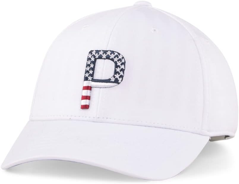 Puma Golf Women's Pars and Stripes Classic Adj Hat - 