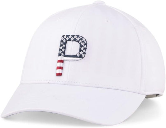 Puma Golf Women's Pars and Stripes Classic Adj Hat - 