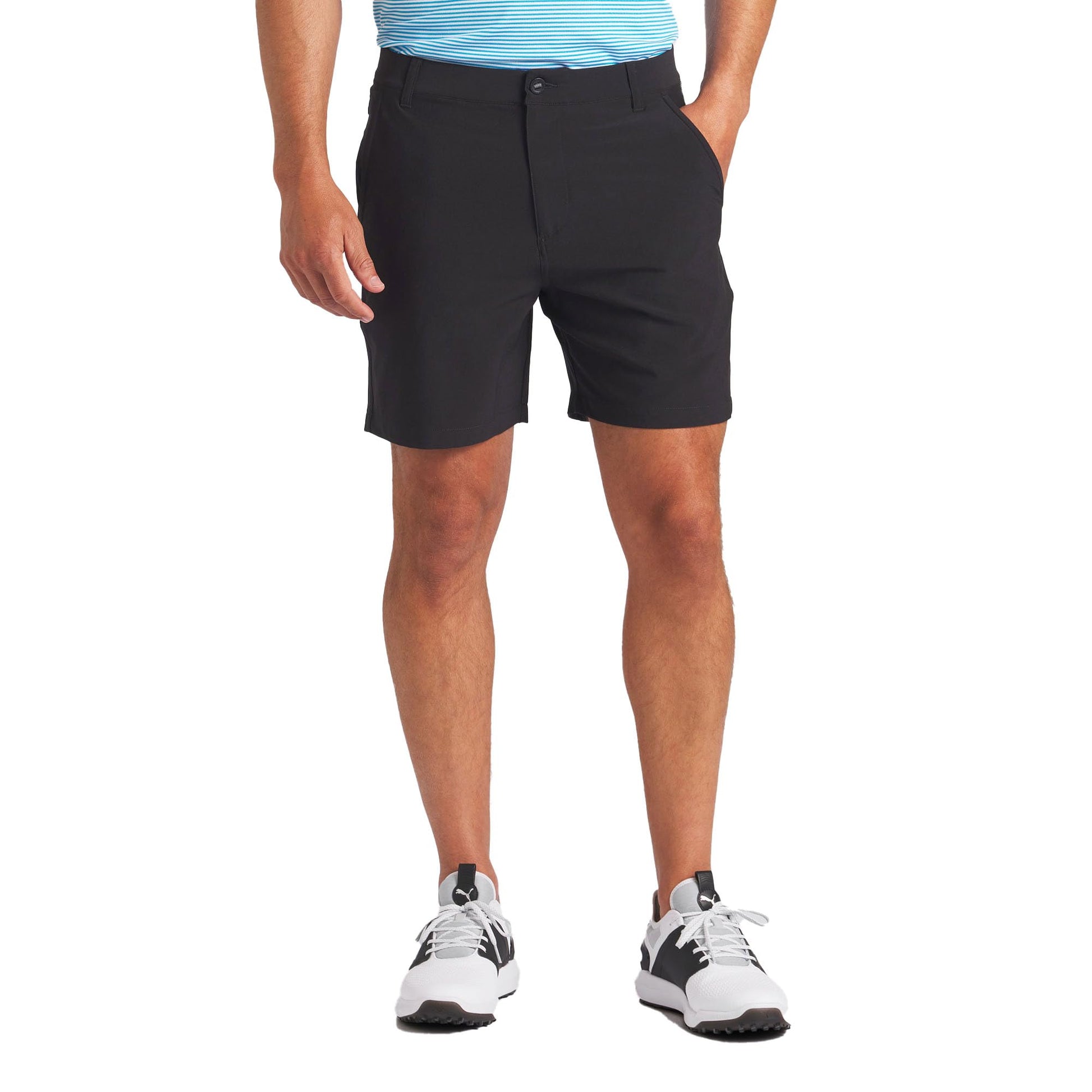 PUMA Men's 101 Solid Short 7 - Blue Coral Heather - 40 Regular