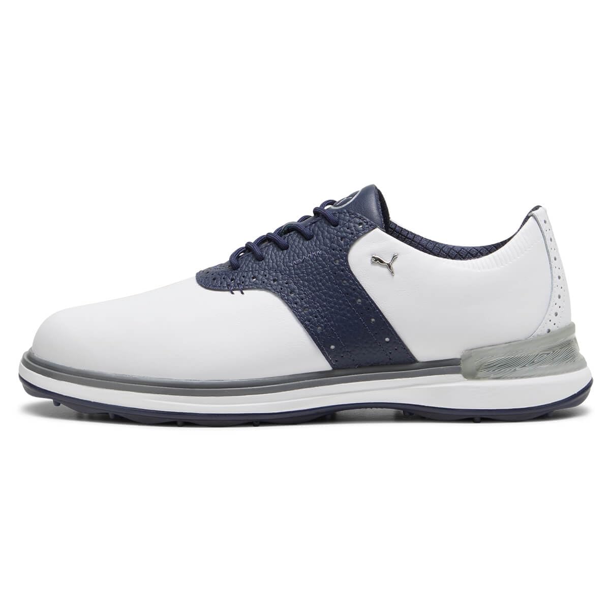 PUMA Men's Avant Golf Shoes - 10 - White Feather Gray Black