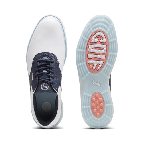 PUMA Men's Avant Golf Shoes - 11 - Puma White - deep Navy