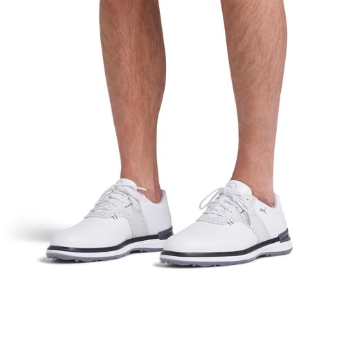 PUMA Men's Avant Golf Shoes - 11 - Puma White - deep Navy