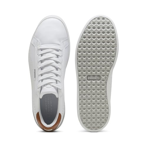 PUMA Men's Classic G Golf Shoes - 8.5 - Warm White - deep Navy