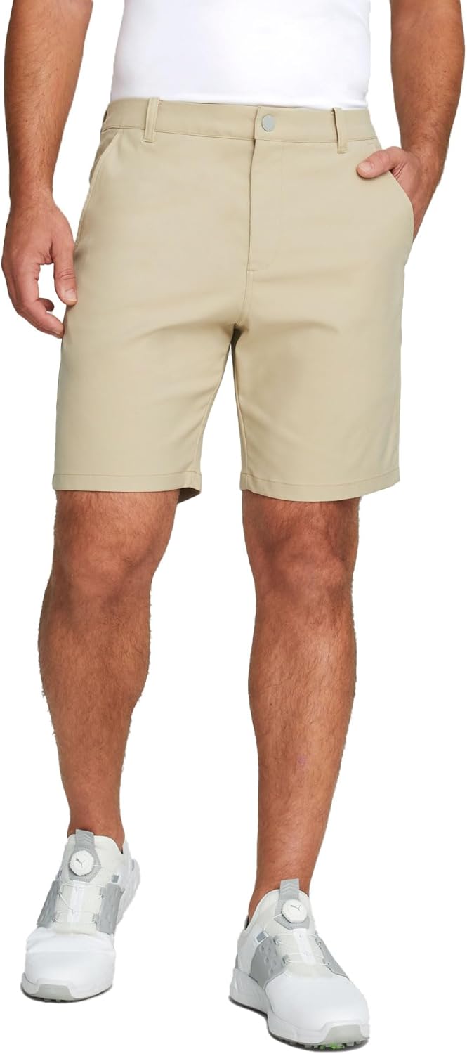 PUMA Men's Dealer Short 8 - Alabaster - 38W x 8L