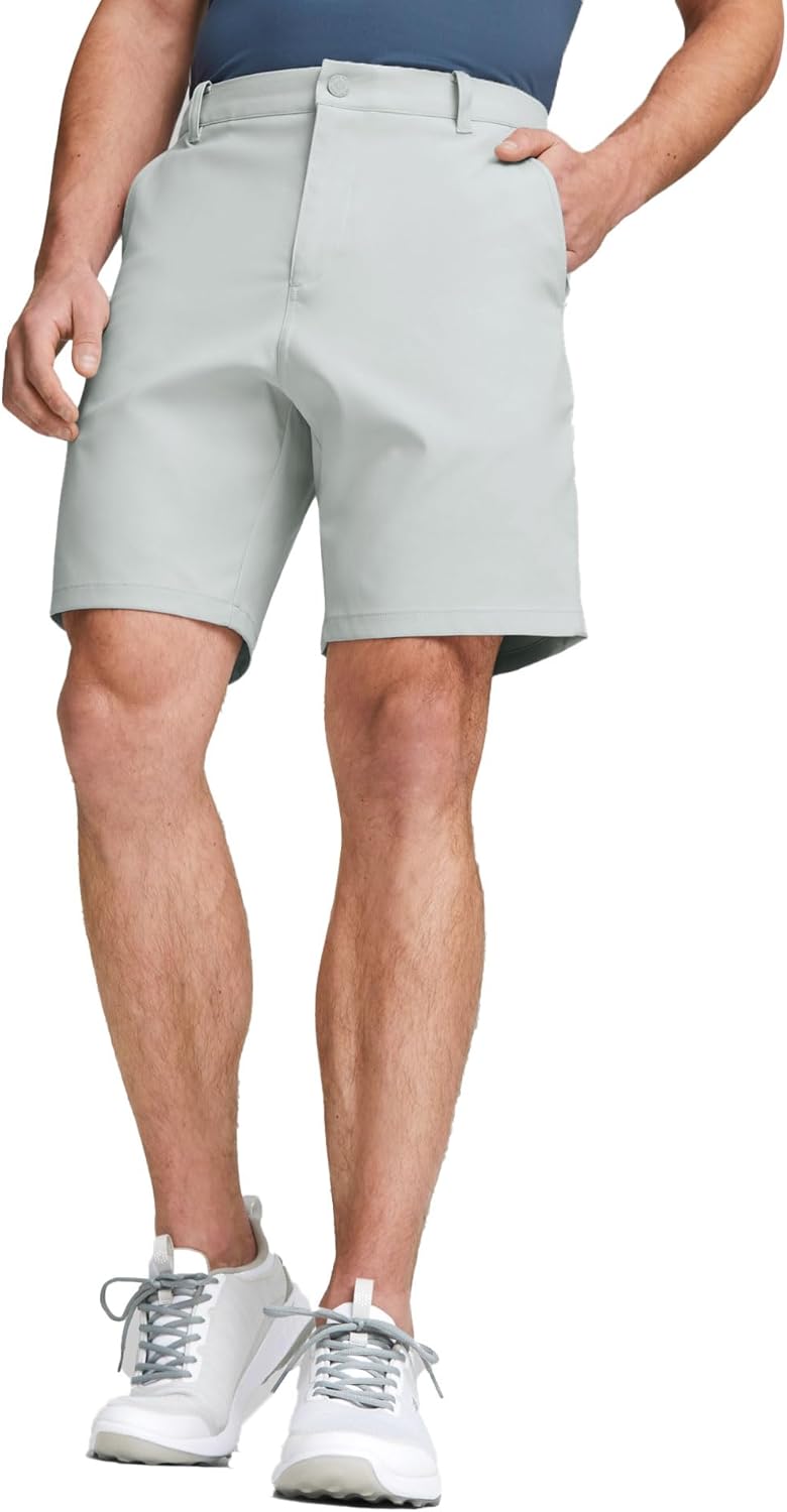 PUMA Men's Dealer Short 8 - Ash Gray - 36W x 8L