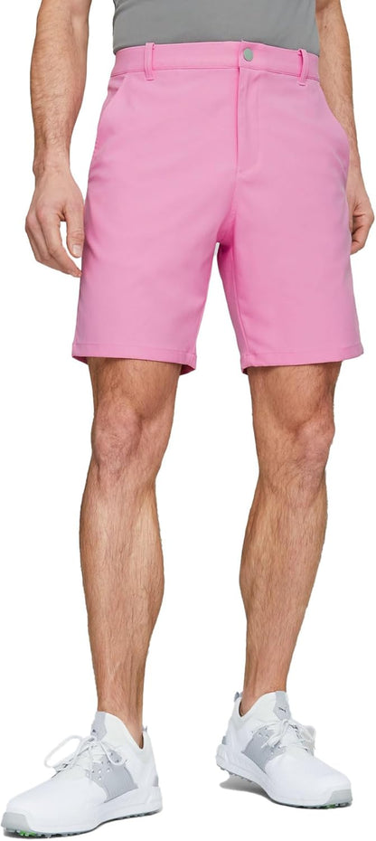 PUMA Men's Dealer Short 8 - Pink Mist - 33W x 8L