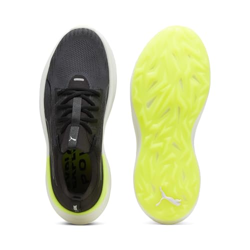 PUMA Men's Electrocat Nitro Golf Shoes - 9.5 - Puma Black - strong Gray - fast Yellow