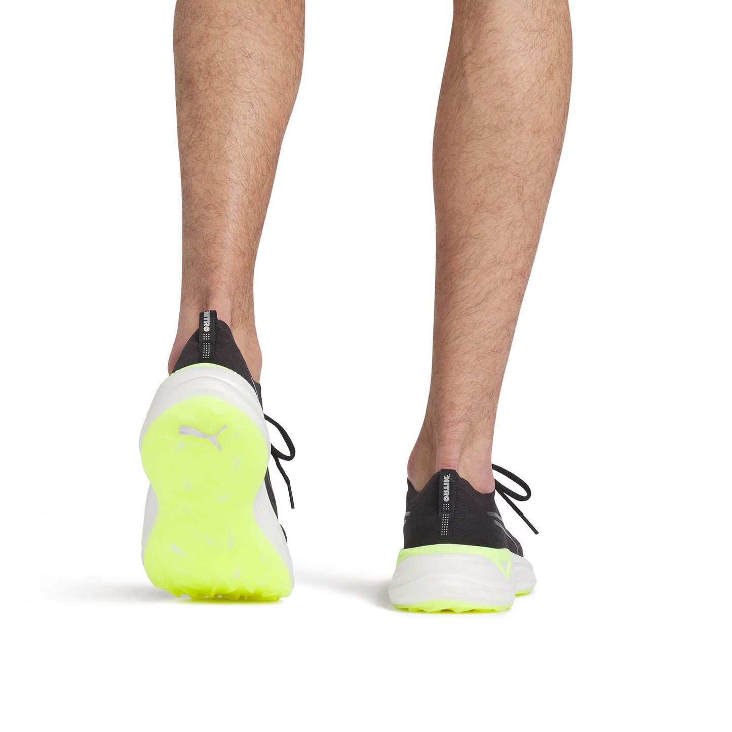 PUMA Men's Electrocat Nitro Golf Shoes - 9.5 - Puma Black - strong Gray - fast Yellow