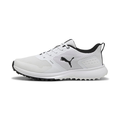 PUMA Men's Fusion Grip 6 Golf Shoe - 8.5 - White/Black