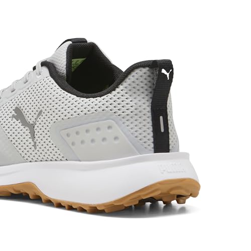 PUMA Men's Fusion Grip 6 Golf Shoe - 8.5 - White/Black