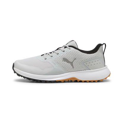 PUMA Men's Fusion Grip 6 Golf Shoe - 8.5 - White/Black