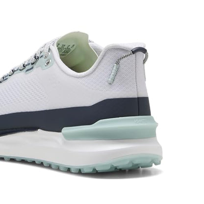 PUMA Men's Ignite Elevate X Golf Shoes - 7.5 - White/Black