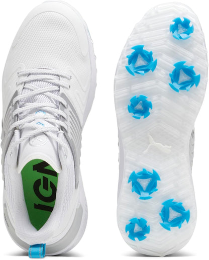 PUMA Men's Ignite Innovate Golf Shoes - 7.5 - White/Black
