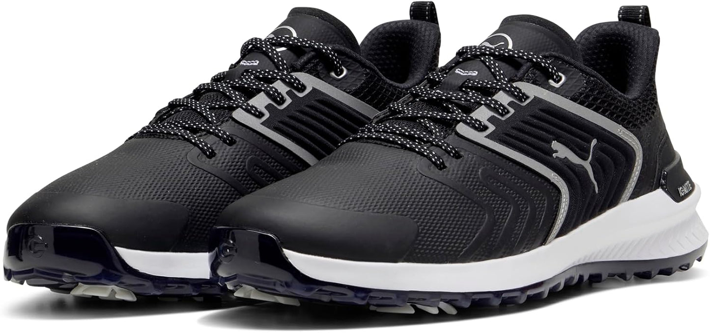 PUMA Men's Ignite Innovate Golf Shoes - 7.5 - White/Black