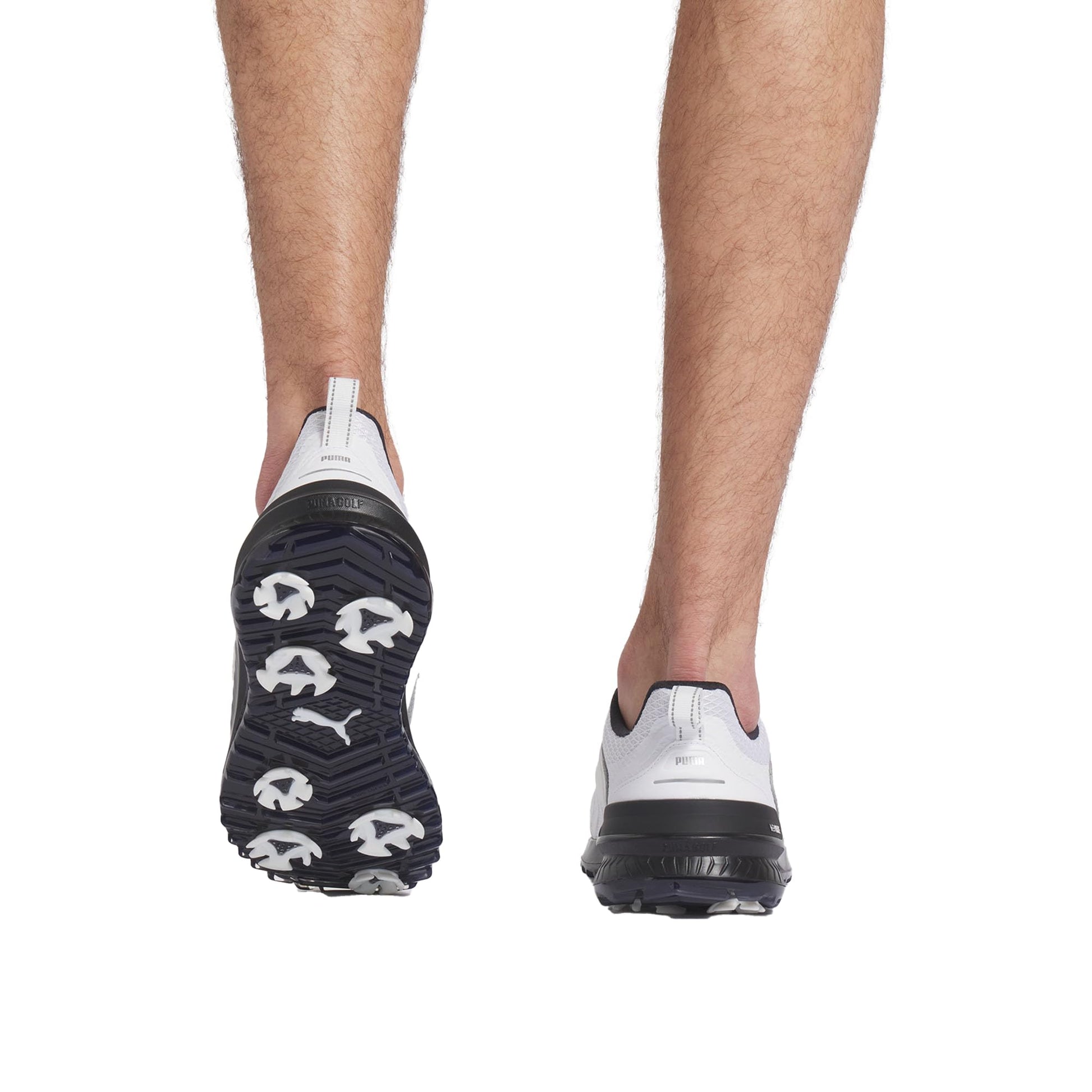 PUMA Men's Ignite Innovate Golf Shoes - 7.5 - White/Black