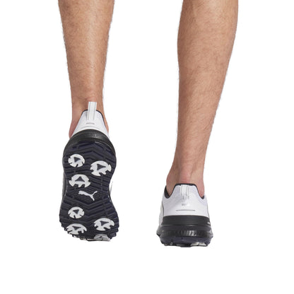 PUMA Men's Ignite Innovate Golf Shoes - 7.5 - White/Black