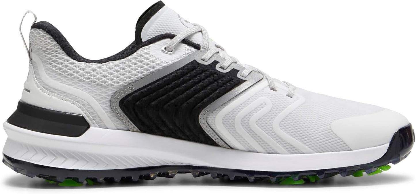 PUMA Men's Ignite Innovate Golf Shoes - 7.5 - White/Black