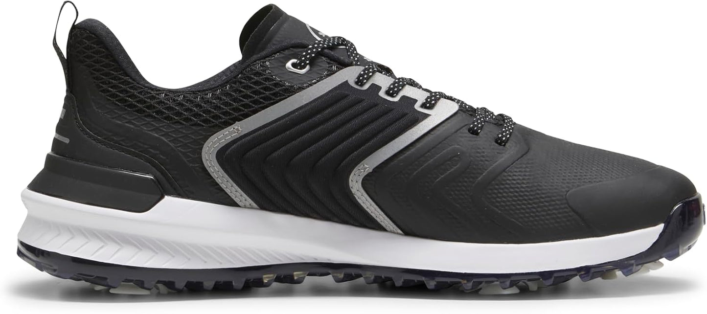 PUMA Men's Ignite Innovate Golf Shoes - 7.5 - White/Black