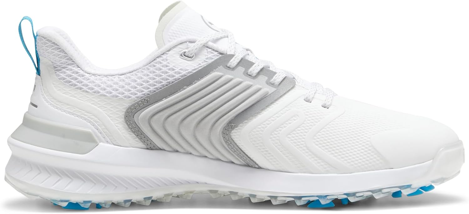 PUMA Men's Ignite Innovate Golf Shoes - 7.5 - White/Black