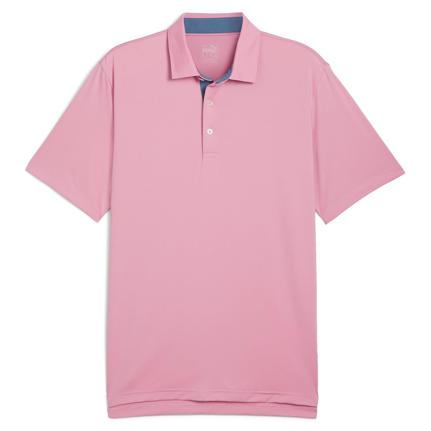 PUMA Men's Mattr Brigade Polo - Deep Navy - ash Gray - Small