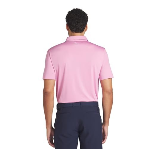 PUMA Men's Mattr Brigade Polo - Deep Navy - ash Gray - Small