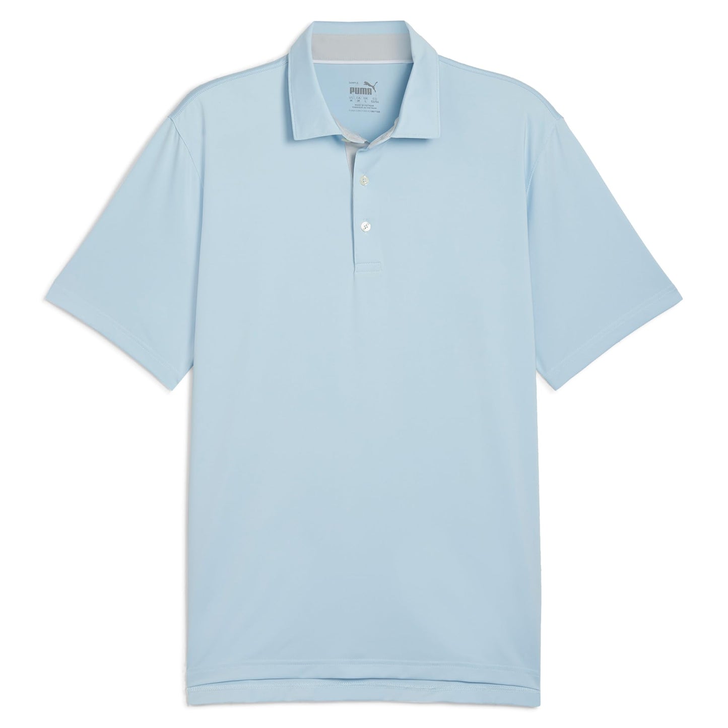 PUMA Men's Mattr Brigade Polo - Deep Navy - ash Gray - Small