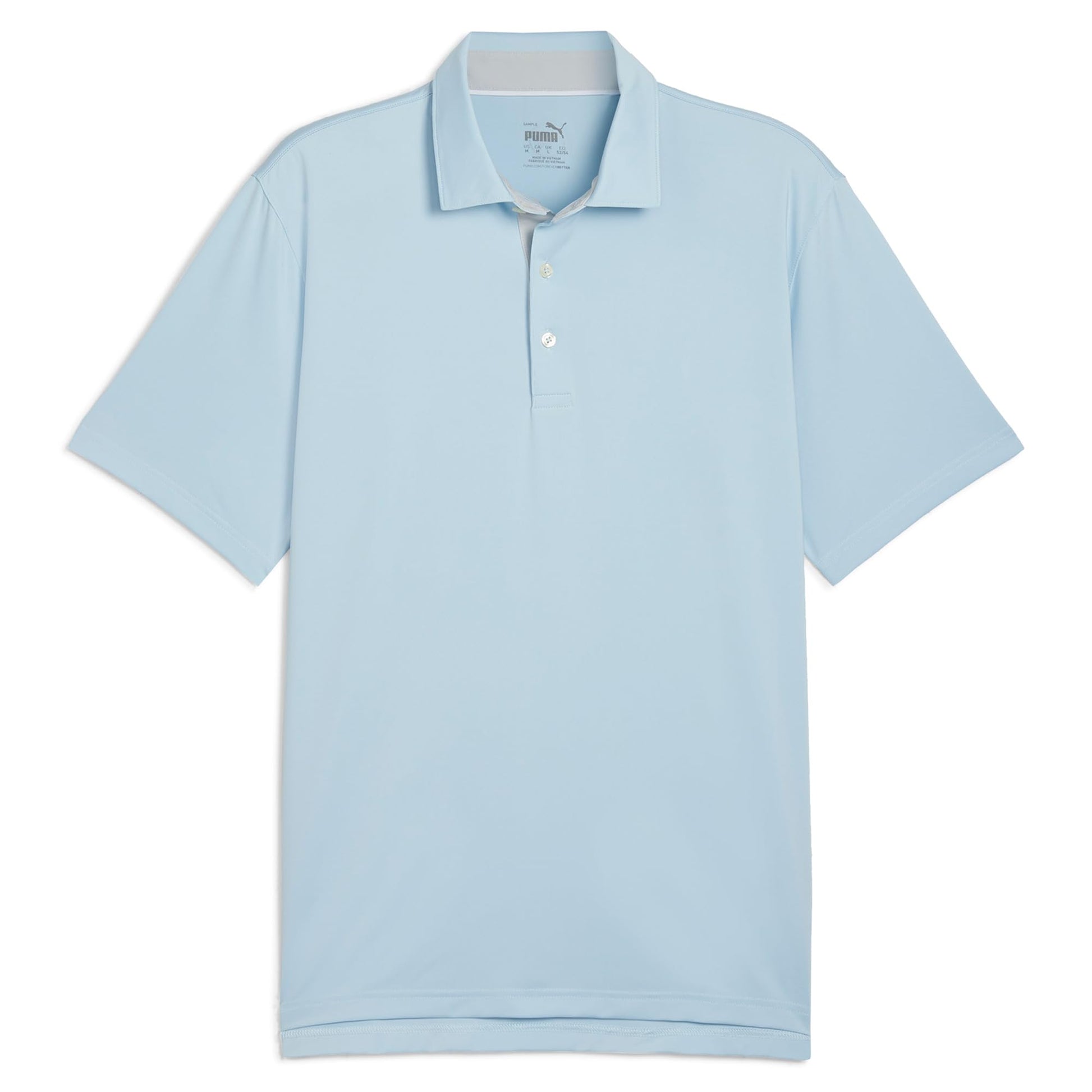 PUMA Men's Mattr Brigade Polo - Deep Navy - ash Gray - Small