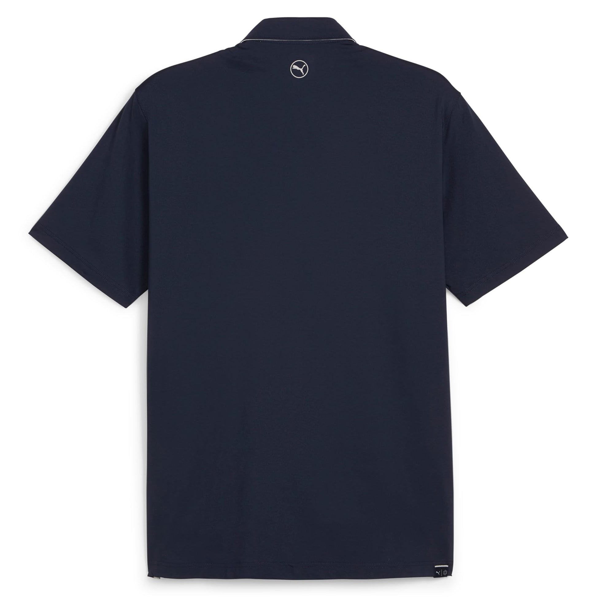 PUMA Men's Mattr Brigade Polo - Deep Navy - ash Gray - Small
