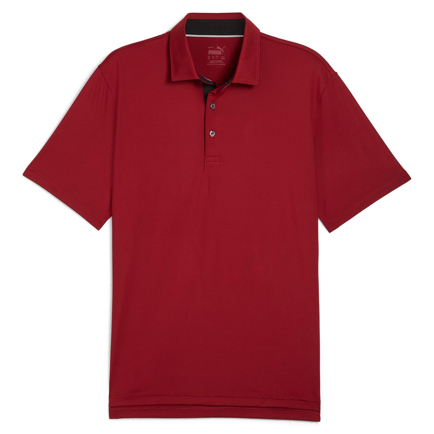 PUMA Men's Mattr Brigade Polo - Deep Navy - ash Gray - Small