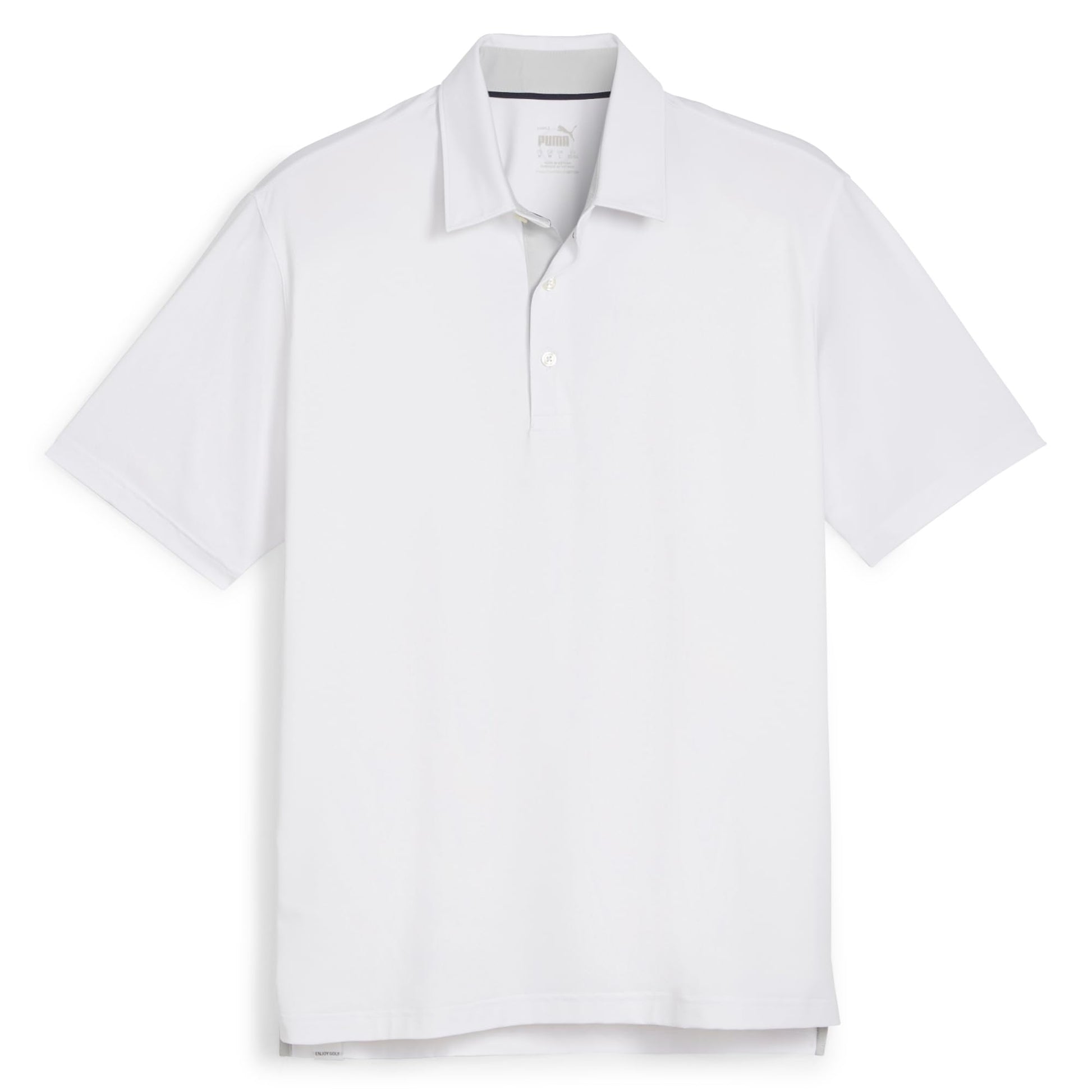 PUMA Men's Mattr Brigade Polo - Deep Navy - ash Gray - Small