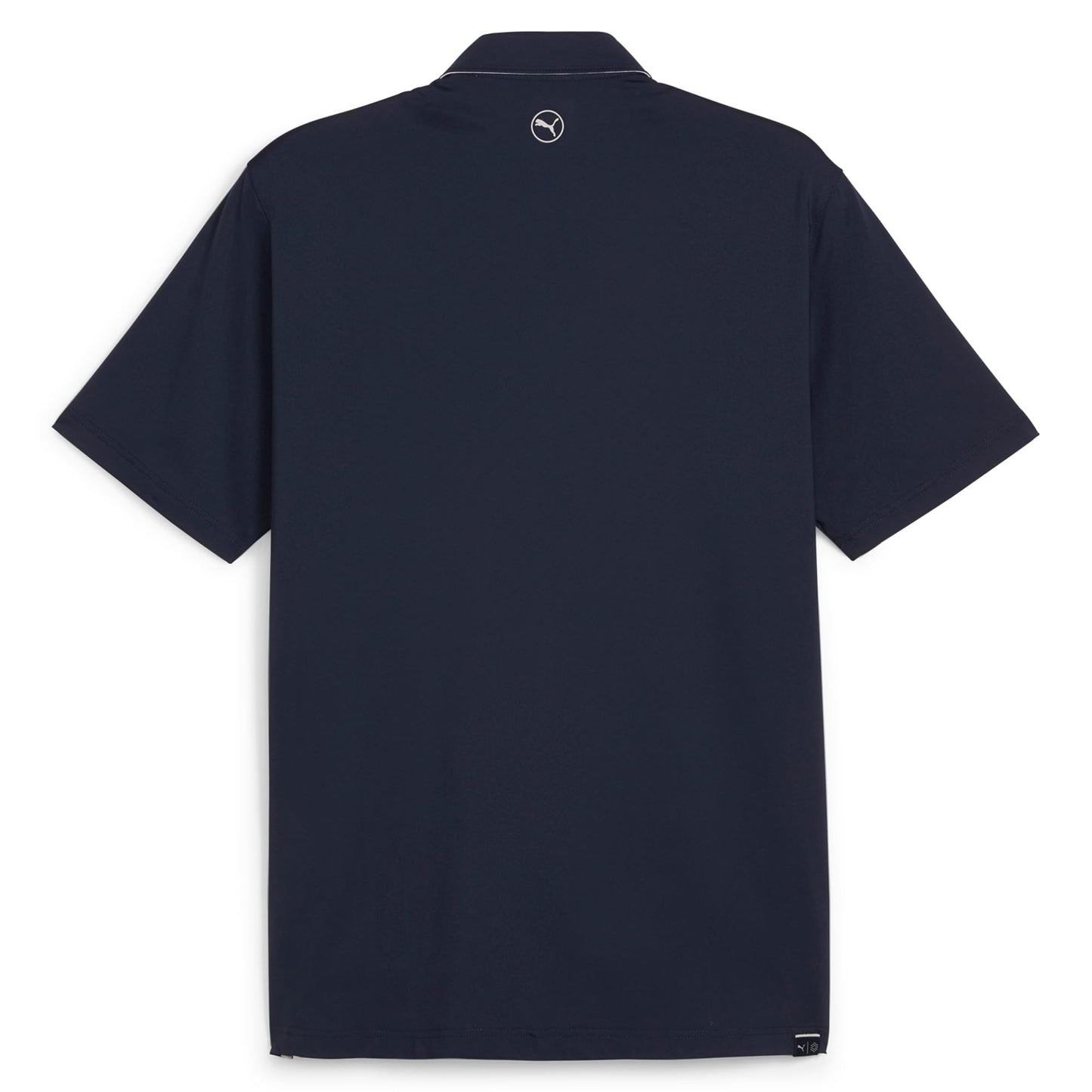 PUMA Men's Mattr Brigade Polo - Deep Navy - ash Gray - Small