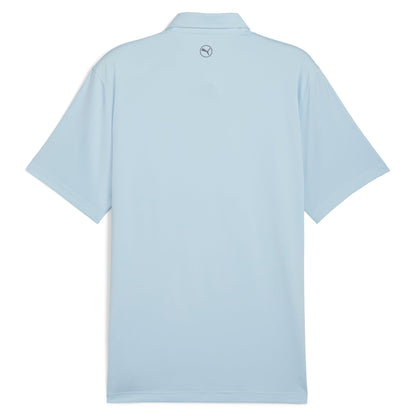 PUMA Men's Mattr Brigade Polo - Deep Navy - ash Gray - Small