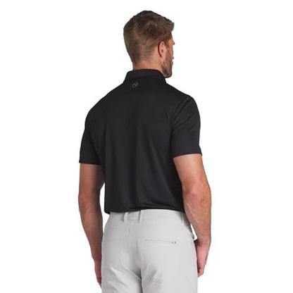 PUMA Men's Mattr Brigade Polo - Deep Navy - ash Gray - Small