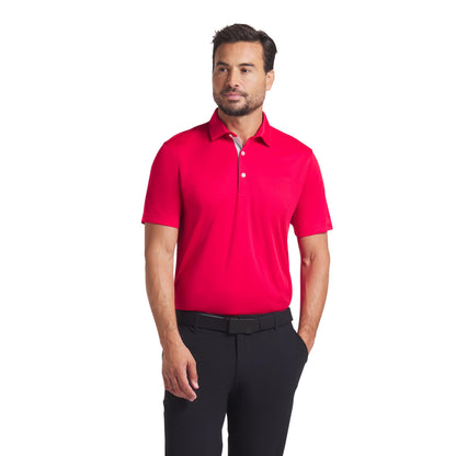 PUMA Men's Pure 2.0 Polo - Strong Red - XX - Large