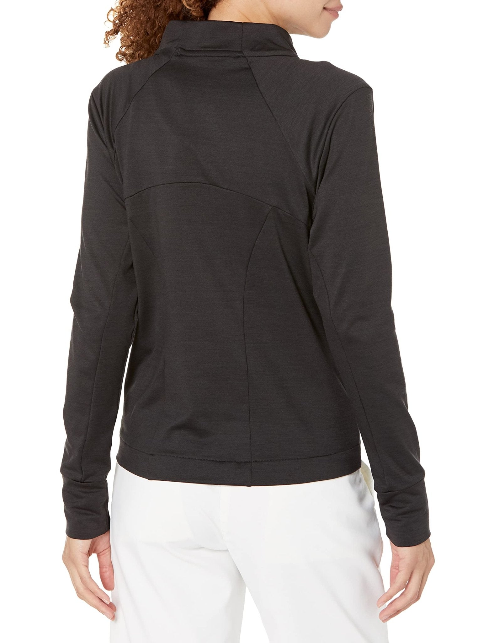 PUMA Women's Cloudspun Heather Full Zip Jacket - X - Small - Puma Black Heather