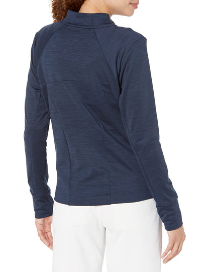 PUMA Women's Cloudspun Heather Full Zip Jacket - X - Small - Puma Black Heather