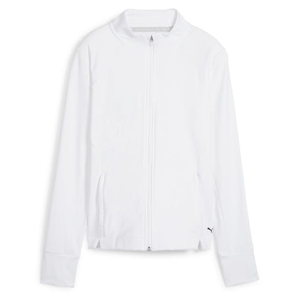 PUMA Women's Cloudspun Heather Full Zip Jacket - X - Small - Puma Black Heather