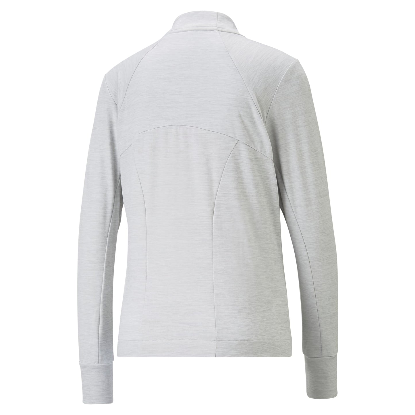 PUMA Women's Cloudspun Heather Full Zip Jacket - X - Small - Puma Black Heather