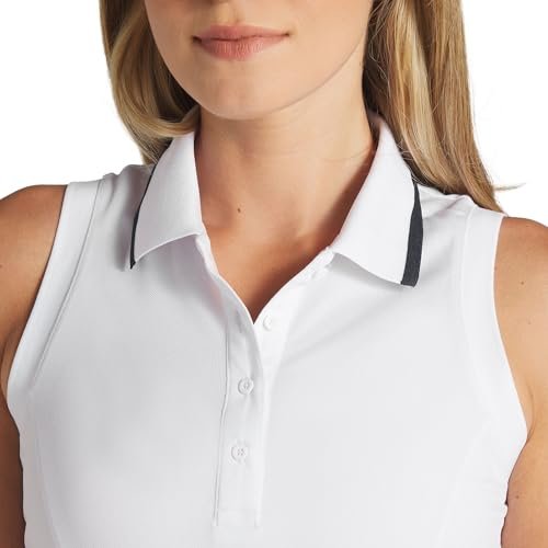 PUMA Women's Everyday Pique Dress - Large - White Glow