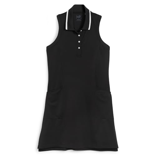 PUMA Women's Everyday Pique Dress - Large - White Glow