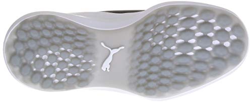 PUMA Women's Ignite Fasten8 Golf Shoe - High Rise Puma Silver Scuba Blue - 6