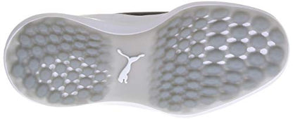 PUMA Women's Ignite Fasten8 Golf Shoe - High Rise Puma Silver Scuba Blue - 6