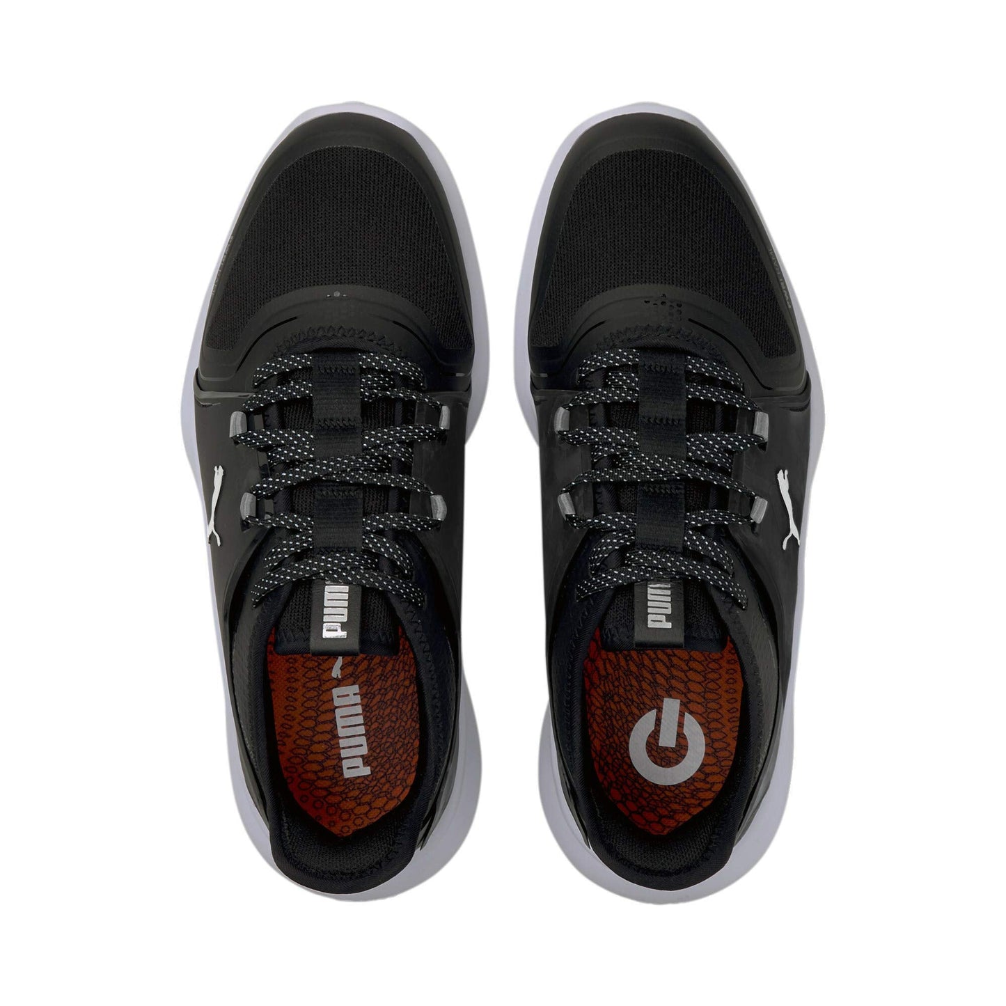 PUMA Women's Ignite Fasten8 Golf Shoe - High Rise Puma Silver Scuba Blue - 6