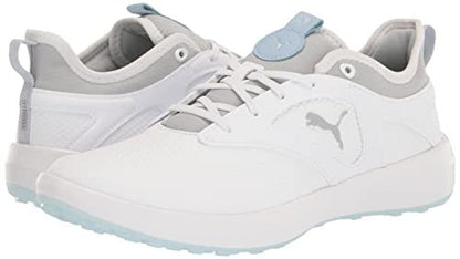 PUMA Women's Ignite Malibu Golf Shoe - 12 - Puma Navy - icy Blue - p