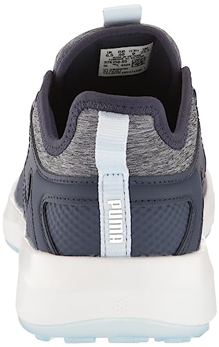 PUMA Women's Ignite Malibu Golf Shoe - 12 - Puma Navy - icy Blue - p