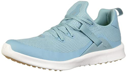 PUMA Women's Laguna Fusion Sport Golf Shoe - Milky Blue - metallic Silver - 9.5