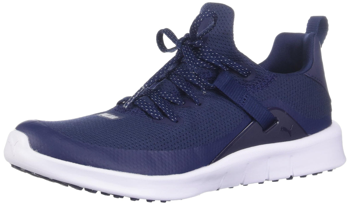 PUMA Women's Laguna Fusion Sport Golf Shoe - Puma Black Puma White - 6