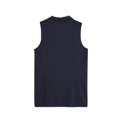 PUMA Women's Range Sl Pique Top - Large - Dark Myrtle